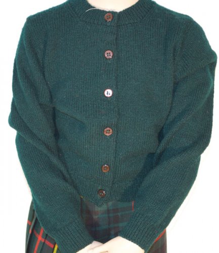 Westaway - Childrens shetland round neck cardigan